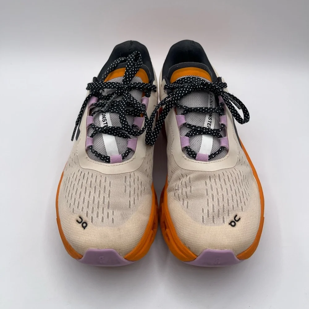 On Cloud Cloudmonster Running Shoe, Womens, Size 7 / Orange - 61-98652 - Picture 3 of 9